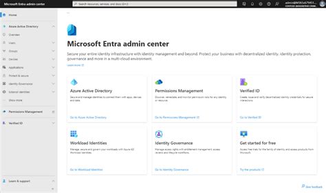 Microsoft Entra admin center .